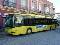 21.02.09,ein VOLVO Hispano am Busbahnhof von Chiclana de la Frontera/Andalusien/Spanien als Linie 8 nach Novo Sancti Petri.