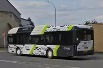 SL 7717, Heckansicht des VDL e Citea von Sales Lentz aufgenommen an der Haltestelle Cactus in Petange. 02.2023