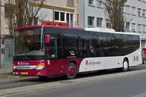 EW 1251, Setra S 416 LE von Emile Weber, aufgenommen am Bahnhof in Esch Alzette. 02.2023 