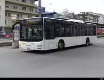 Postauto / Ortsbus Brig/Glis - MAN Lion`s City  VS  449116 vor dem SBB Bhf. Brig am 26.02.2023