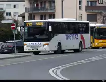 Theytaz - Setra S 415 H  VS  11009 unterwegs in Sion am 26.02.2023
