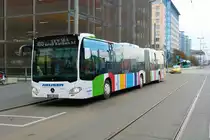 Heuser Mercedes Benz Citaro 2 G als SEV Verkehr am 25.02.23 in Frankfurt am Main