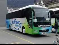 ruffiner reisen - MAN Lion`s Coach  VS  460621 in Brig unterwegs für die MGB als Bahnersatz am 26.02.2023