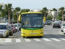 26.02.09,VOLVO Hispano als Linie 8 kurz vor der Endhaltestelle Hotel RIU Chiclana in Chiclana,Novo Sancti Petri.