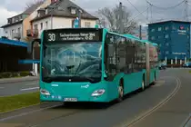 ICB Mercedes Benz Citaro 2 G Wagen 439 am 11.03.23 in Frankfurt am Main