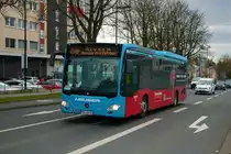 Heuser Mercedes Benz Citaro C2 am 11.03.23 in Frankfurt am Main 