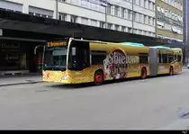 VB Biel - Mercedes Citaro  Nr.161  BE  821161 unterwegs in der Stadt Biel am 12.03.2023