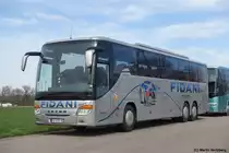 Setra S 416 GT-HD  Fidani , bei Lustadt/Pfalz März 2023