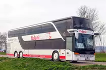 Setra S 431 DT  Fidani , bei Lustadt/Pfalz März 2023