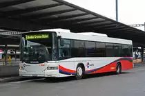 HESS Bus 74, auf der Linie 3, wartet am 25.01.2023 an der Haltestelle beim Bahnhof Baden.