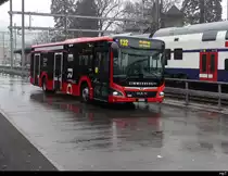 Zimmerberg Bus - MAN Lion`s City Hybrid  Nr.665 ZH 534957 in Horgen am 12.03.2023