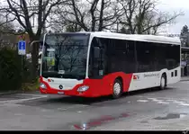 CJ - Mercedes Citaro  BE  826347 in Grenchen Süd als Bahnersatz für die Regionalzüge für die SBB zwischen Grenchen Süd und Biel am 11.03.2023