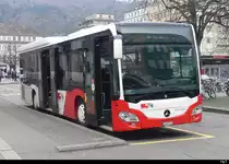 CJ - Mercedes Citaro BE 261570 in Biel als Bahnersatz für die Regionalzüge für die SBB zwischen Biel und Grenchen Süd am 19.03.2023