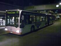 BSU Citaro G Nr.31 SO 142'031 : Ganzwerbung  Moonliner . In der Nacht 28.02./01.03.09, in Bern als Moonliner 11 (Bern-Solothurn)(Handybild)