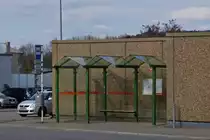 Unterstand an der Bushaltestelle „Cactus“ in Petange. 03.2023