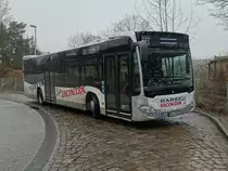 VHH 1413 (HH-V 9413) am 21.3.2023 auf Linie 233, Pause am U-Bahnhof Steinfurther Allee / EvoBus, MB Citaro „C2“ (2-türig), EZ 12.2014