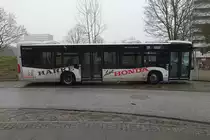 VHH 1413 (HH-V 9413) am 21.3.2023 auf Linie 233, Pause am U-Bahnhof Steinfurther Allee / EvoBus, MB Citaro „C2“ (2-türig), EZ 12.2014