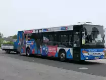 Setra 415 LE Business mit Anhänger der VVR in Sassnitz am 22.06.2020