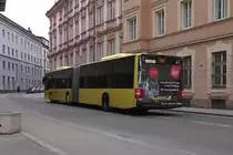 MAN Lion's City von Ledermair (SZ-981TA) als Linie 504 in Innsbruck, Sillgasse. Aufgenommen 19.3.2023.