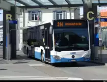 VBZ - Mercedes Citaro Nr.52  ZH 555052 unterwegs auf der Linie 314 in Dietikon am 10.04.2023