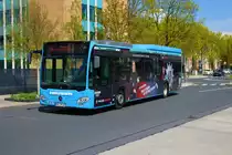 Heuser Mercedes Benz Citaro 2 Ü am 14.04.23 in Hanau Freiheitsplatz
