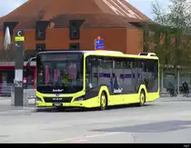 Auto Bus AG Liestal - MAN Lion`s City Hybrid  Nr.65  BL  7432 bei den Provisorischen Haltestellen beim Bhf. Liestal am 08.04.2023