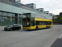 MAN Lion's City DD (Doppelstock) auf der Linie M46 nach S+U Bahnhof Zoologischer Garten am S-Bahnhof S�dkreuz.