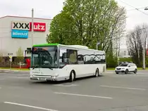 Graz. Der Dr. Richard W4532 war am 20.04.2023 auf der Linie 671 unterwegs, hier bei der Hergottwiesgasse.