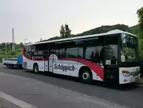 Setra 415 LE Business der VVR  mit Anhänger in Sassnitz am 27.06.2020