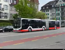 asm Oberaargau - MAN Lion`s City Hybrid Nr.74 unterwegs in der Stadt Solothurn am 19.04.2023