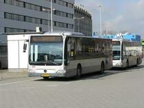 MB Citaro RET 351 mit hinten 347 fotografiert bei Rotterdam Centraal Station am 02-03-2009. 