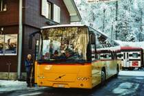 Fl�ck, Brienz Nr. 5/BE 113'349 Volvo (ex AVBB Schwanden) am 22. Januar 2009 Br�nigpass, Bahnhof