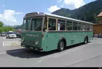 ex tpf (GFM) - Saurer Nr.33  FR  300450 (Grand Mère)im Bhf. Boltigen anlässlich des Bahnhoffestes in Boltigen am 27.05.2023