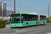 Mercedes Citaro 704, auf der Tramersatzlinie 14, die wegen einer Grossbaustelle nicht mit Tramzügen fahren kann, bedient am 26.05.2023 die Haltestelle Lachmatt.