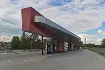 Bushaltestelle Ried im Innkreis Bahnhof. Aufgenommen 30.5.2023.