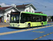 tpc - Mercedes Citaro  Nr.23 beim Bahnhof in Aigle am 04.06.2023
