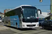 MAN Lion’s Coach, aufgenommen am Schwedenplatz in Wien. 06.2023