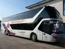Neoplan Skyliner von Benninghoff aus Deutschland im Gewerbegebiet Sassnitz am 18.07.2020