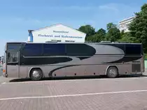 Drögmöller E 310 als Wohnmobil (ex Tournee-Service Michael Tietze) im Stadthafen Sassnitz am 19.07.2020