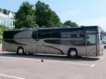 Drögmöller E 310 als Wohnmobil (ex Tournee-Service Michael Tietze) im Stadthafen Sassnitz am 19.07.2020