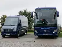 Mercedes Sprinter und Mercedes Tourismo von De Rüganer aus Deutschland in Bergen am 02.08.2020
