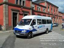 Das Streckennetz der franz�sischen Stadt Saverne im Elsass wird nur bei Bedarf befahren. Mehere private Taxi Unternehmen werden dazu aufgefordert.
F�r Gruppen oder zahlreichen Kunden setzt die Firma Transdev zwei Minibusse ein : ein Renault Master und dieser MB Sprinter.