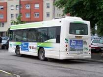 Es werden 4 Midibusse Heuliez GX 117 eingesetzt.