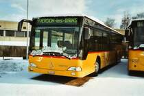 CarPostal Ouest VD 290'485 Mercedes Citaro am 14. Februar 2009 Yverdon, Postgarage