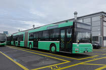 MAN Bus 763 steht am 04.11.2022 auf dem Hof der Garage Rankstrasse.