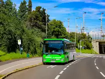 Graz. Der Dr.Richard W4458 ist hier am 01.09.2023 als Linie 681 bei Don Bosco zu sehen.