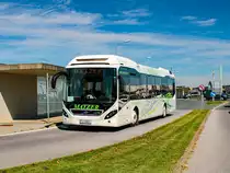 Feldkirchen-Abtissendorf. Der Wagen 3 von Matzer ist hier am 01.09.2023 als Linie 630 kurz vor dem Flughafen Graz zu sehen.