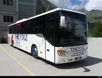 Theytaz  - Setra S 415 H  VS  11009 auf der Linie 372 am Endpunkt der Strasse zur Staumauer von Grand Dixence am 30.07.2023