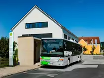 Fernitz-Mellach. Am 4. September 2023 steht der Dr. Richard Wagen 5872 als Linie 521 am Erzherzog-Johann-Platz.