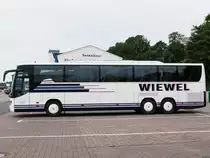Setra 416 GT-HD von Wiewel aus Deutschland im Stadthafen Sassnitz am 22.08.2020